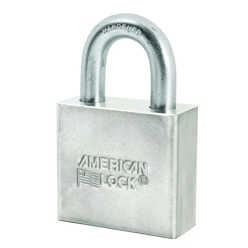 2 Inch Chrome-plated Solid Steel Padlock - Non-rekeyable, Model A50dsen