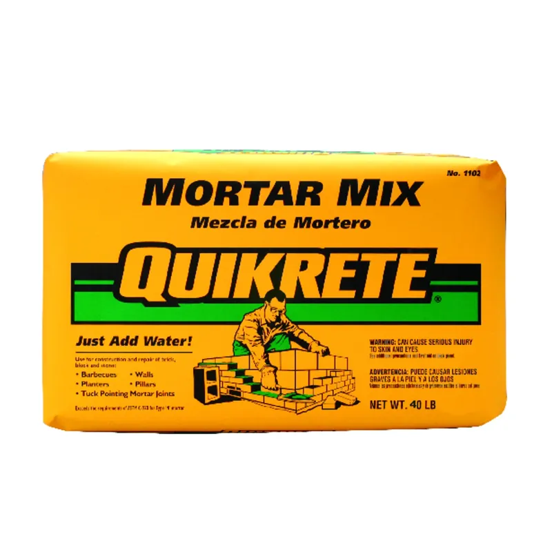 Mortar Mix 40 Lb Gray - Strong Bonding For Brick, Block, And Stone