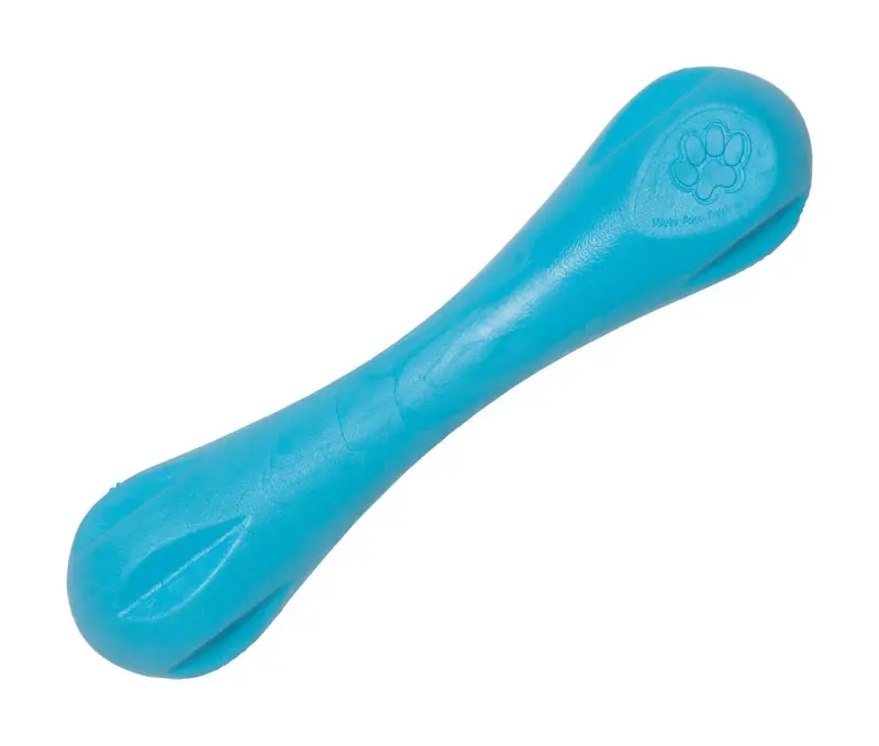 West Paw Zogoflex For Dog Plastic Hurley Bone Chew Dog Toy Small 1 Pk