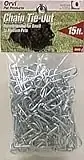 46442 15ft Tie Out Chain For Medium Dogs - Durable And Weather Resistant