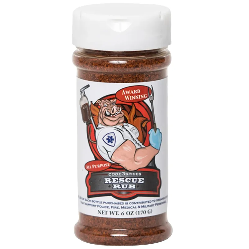 Rescue Rub All Purpose Bbq Seasoning 6 Oz - Versatile Flavor Enhancer
