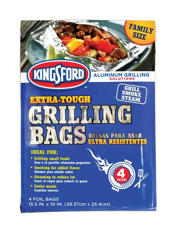 Kingsford Aluminum Grilling Bags 15.5 In. L X 10 In. W 4 Pk