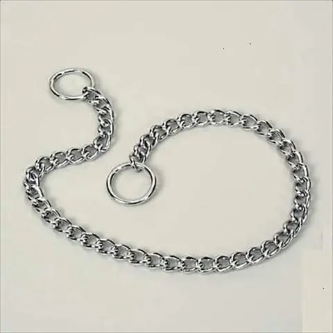 Heavy Duty Choke Chain Double Chrome Plated Steel 24 In.