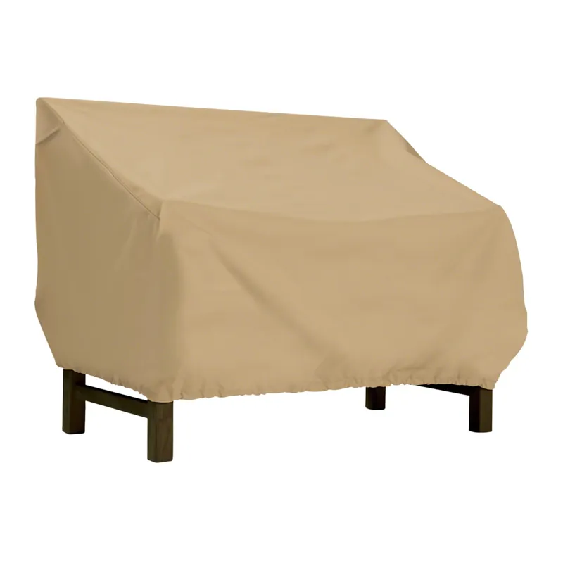 Terrazzo 32 In. W X 31 In. H X 75 In. L Tan Bench/loveseat Cover