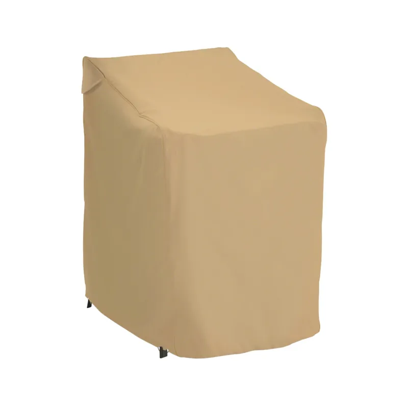 25.5 In. W X 45 In. H X 33.5 In. L Tan Polyester Chair Cover
