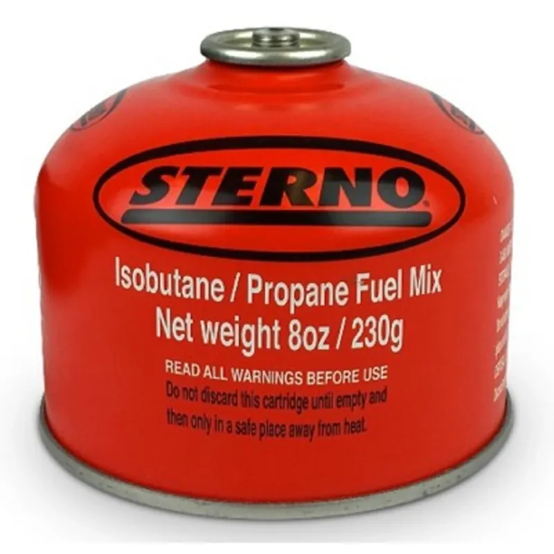 Sterno Butane Fuel Steel 8 Oz 1 Pk