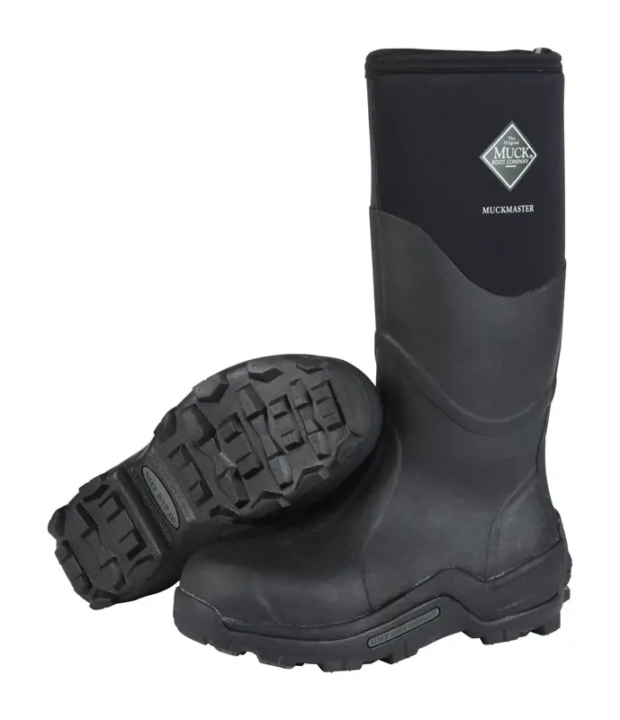 Muckmaster Boots, Black, 16 In., Men‘s 13