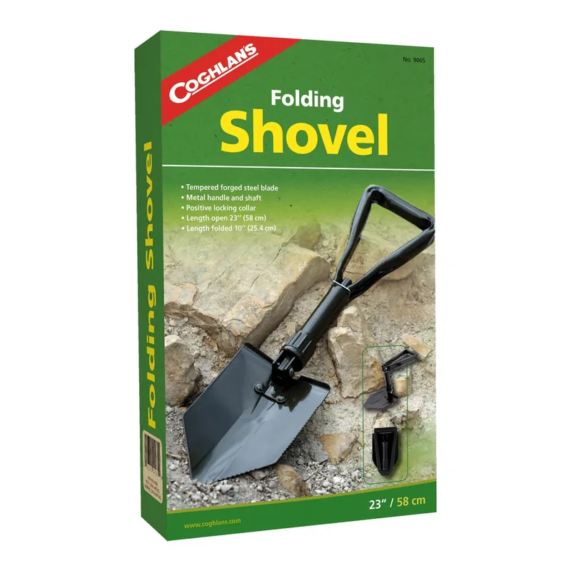 Coghlan‘s Black Shovel 9.625 In. H X 1.125 In. W X 23 In. L 1 Pk