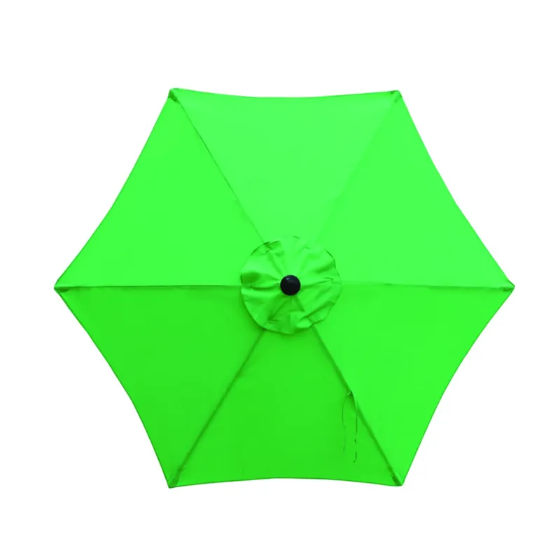 7.5 Ft Tiltable Hunter Green Market Umbrella With Steel Frame