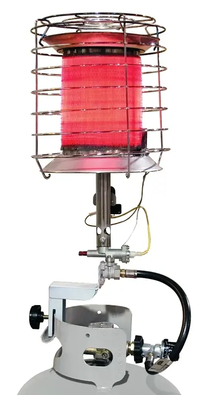 Tank-Top Propane Heater, 360 Degree, Up To 40,000 BTU