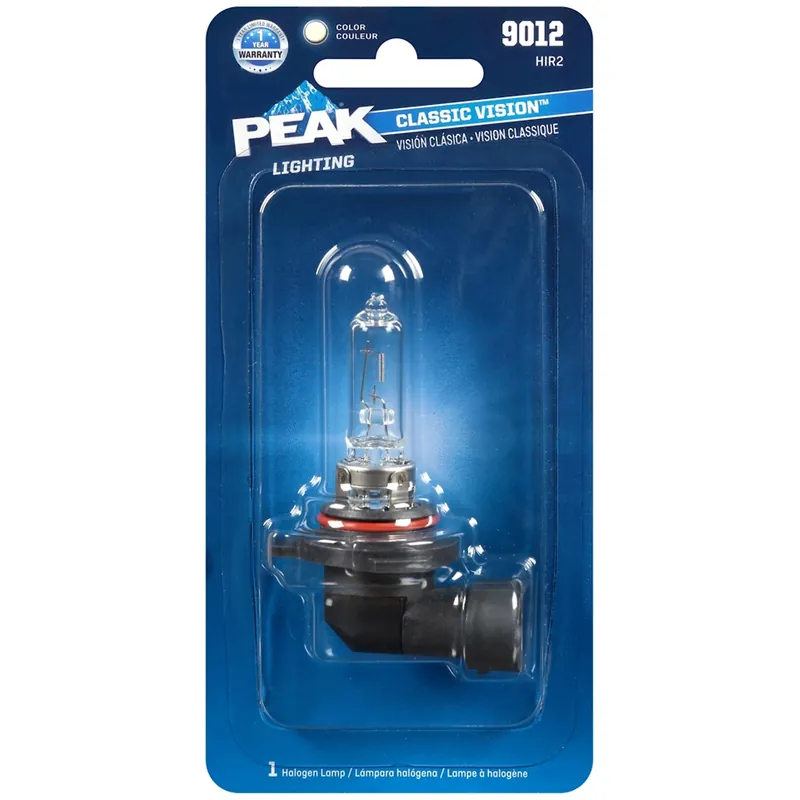 Classic Vision Halogen High/low Beam Automotive Bulb 9012 Hir2 - 12.8 Volts