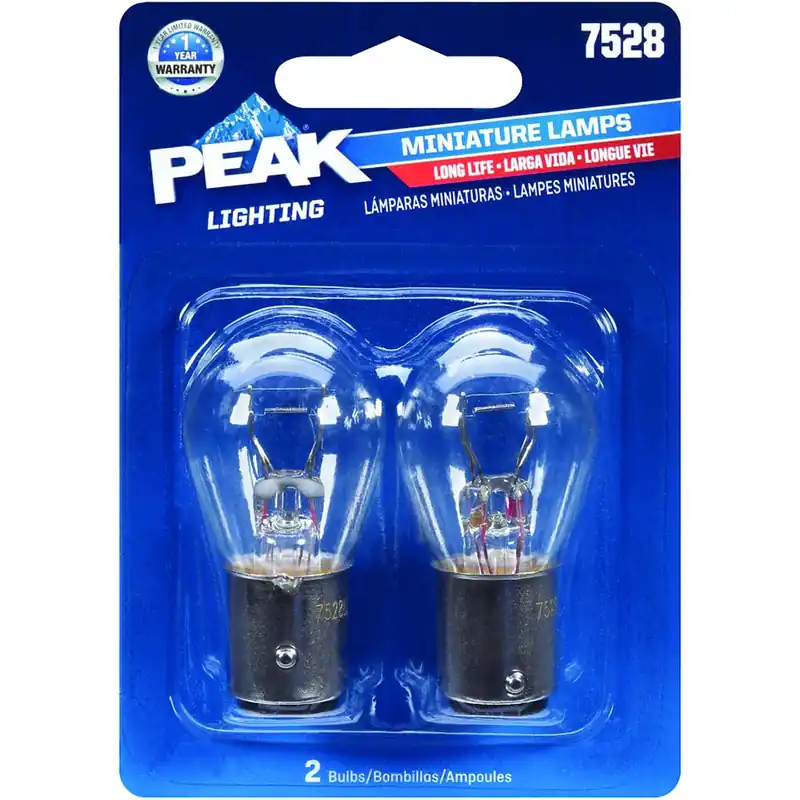 Peak Incandescent Parking/Stop/Tail/Turn Miniature Automotive Bulb 7528