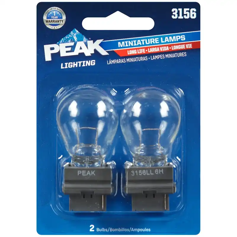 Peak Incandescent Parking/Stop/Tail/Turn Miniature Automotive Bulb 3156