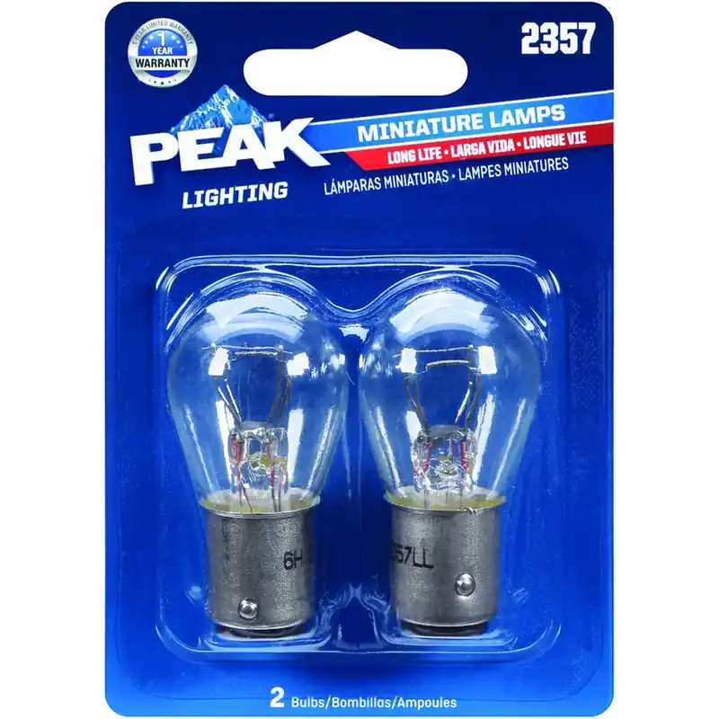 Peak Incandescent Parking/Stop/Tail/Turn Miniature Automotive Bulb 2357