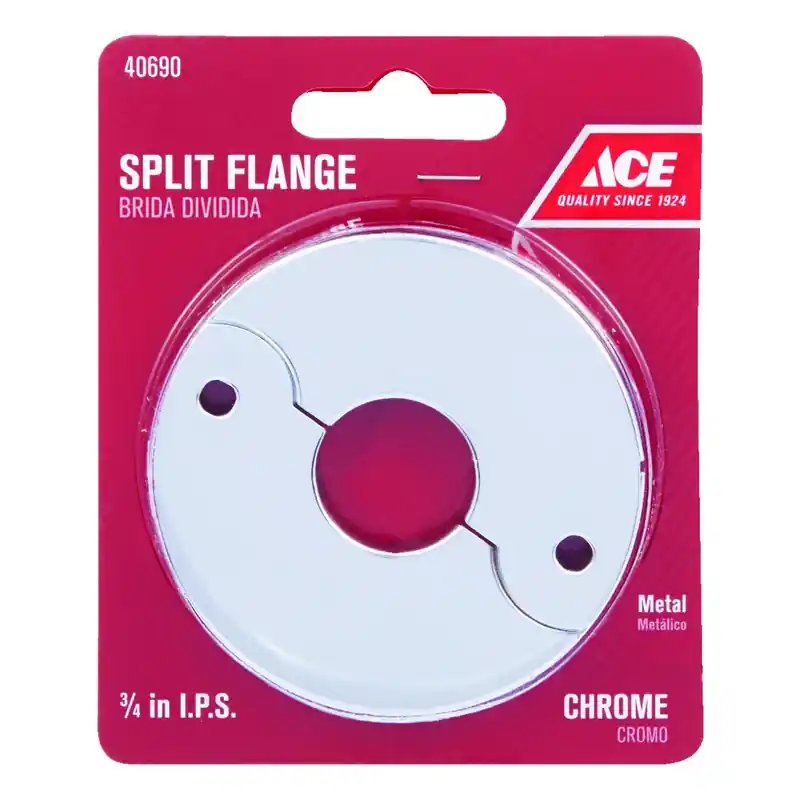 3/4 In. Steel Split Flange For Pipe Concealment And Support