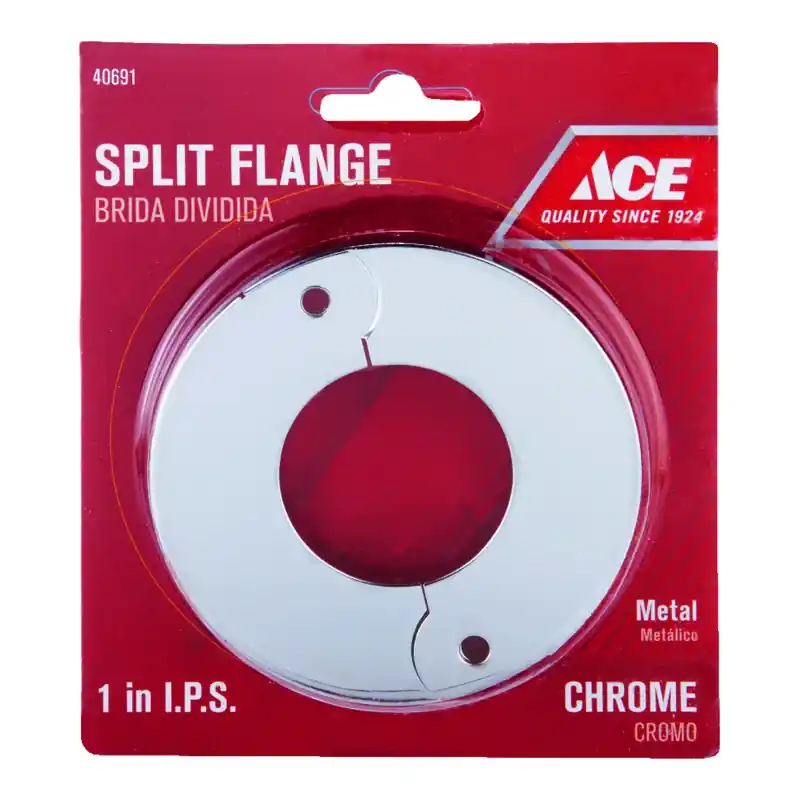 1 In. Steel Split Flange For Pipe Concealment And Support