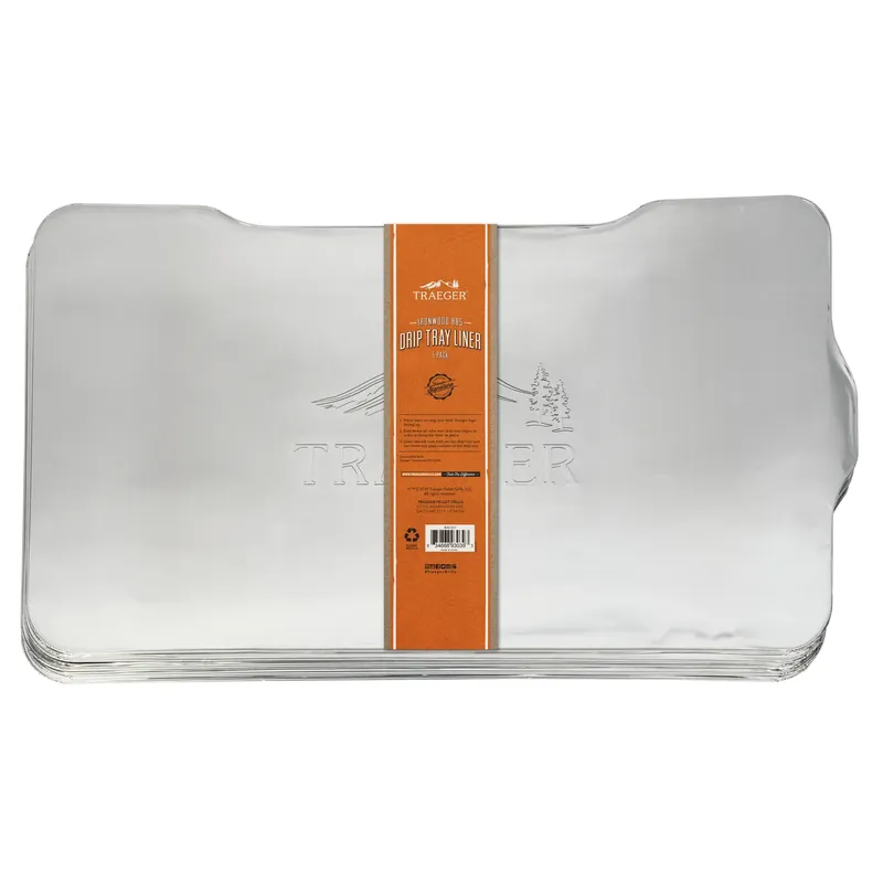 Traeger Aluminum Drip Tray Liner 28.75 In. L X 15.5 In. W For Traeger Ironwood 885