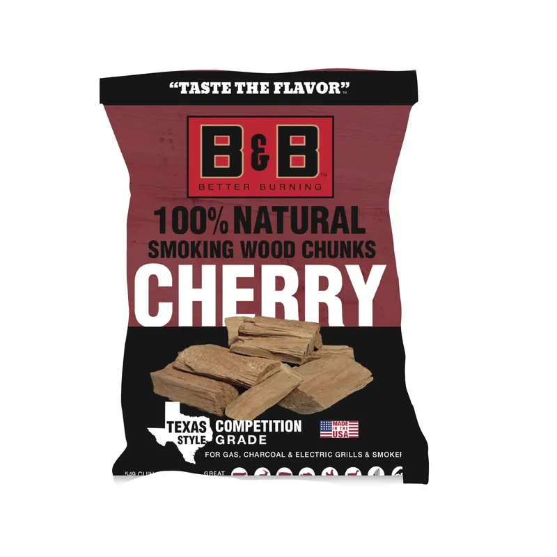 All Natural Cherry Wood Smoking Chunks 549 Cubic Inches