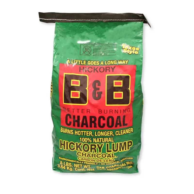 All Natural Hickory Lump Charcoal 8 Lb - Premium Grilling Fuel