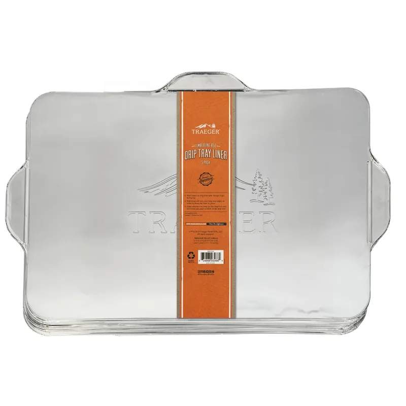 Traeger Aluminum Drip Tray Liner 24 In. L X 16 In. W For Traeger Timberline 850
