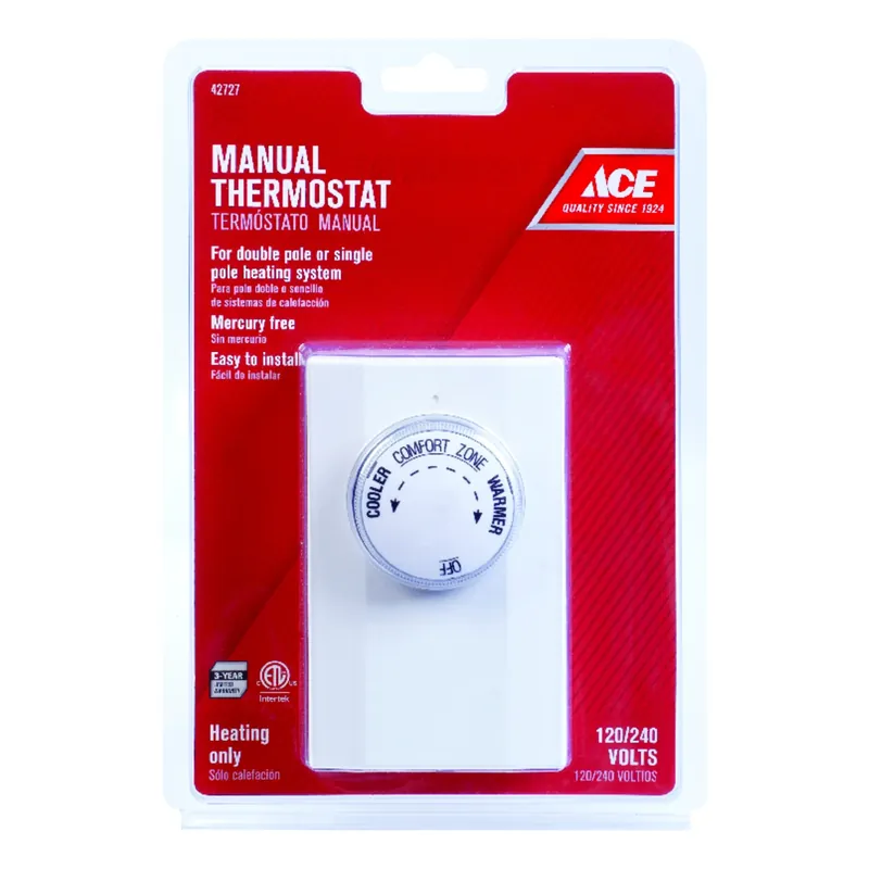 Heating Dial Mechanical Thermostat Alv21-005 For 120/240 Vac Systems