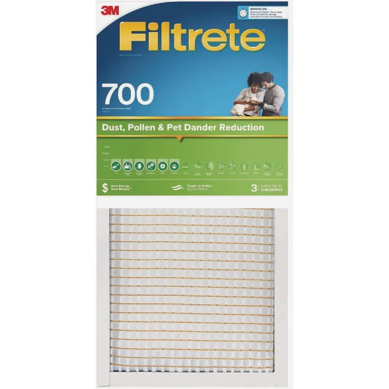 Filtrete 16 In. W X 20 In. H X 1 In. Polypropylene 700 MPR Pleated Air Filter 1 Pk