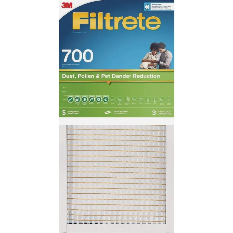Filtrete 20 In. W X 20 In. H X 1 In. Polypropylene 700 MPR Pleated Air Filter 1 Pk