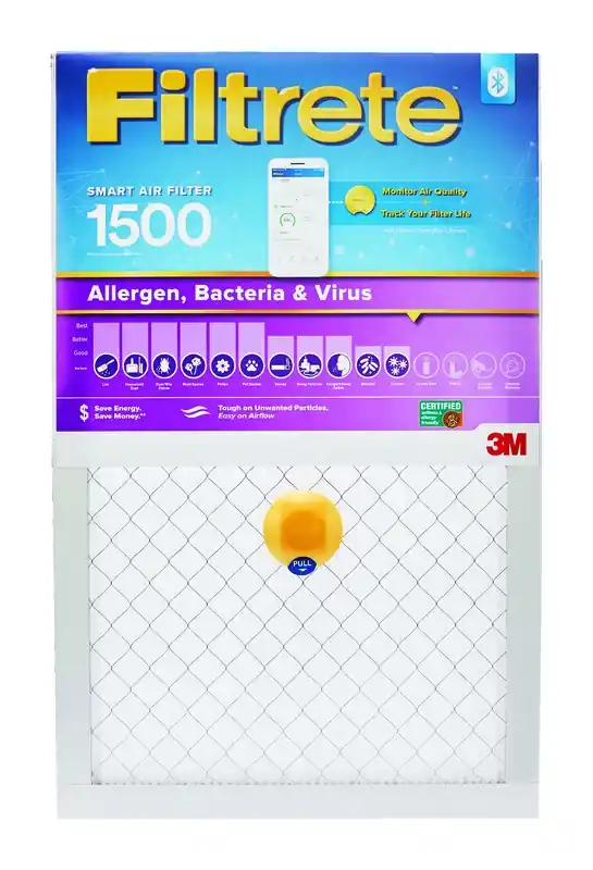 Filtrete 16 In. W X 20 In. H X 1 In. Polypropylene 1500 MPR Smart Air Filter 1 Pk
