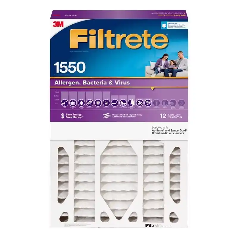 Filtrete 20 X 25 X 6 Polypropylene 1550 Mpr Pleated Air Filter