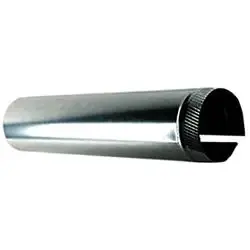 5X24In 30Ga Galvanized Pipe By Gray Metal Products (Pack Of 10)