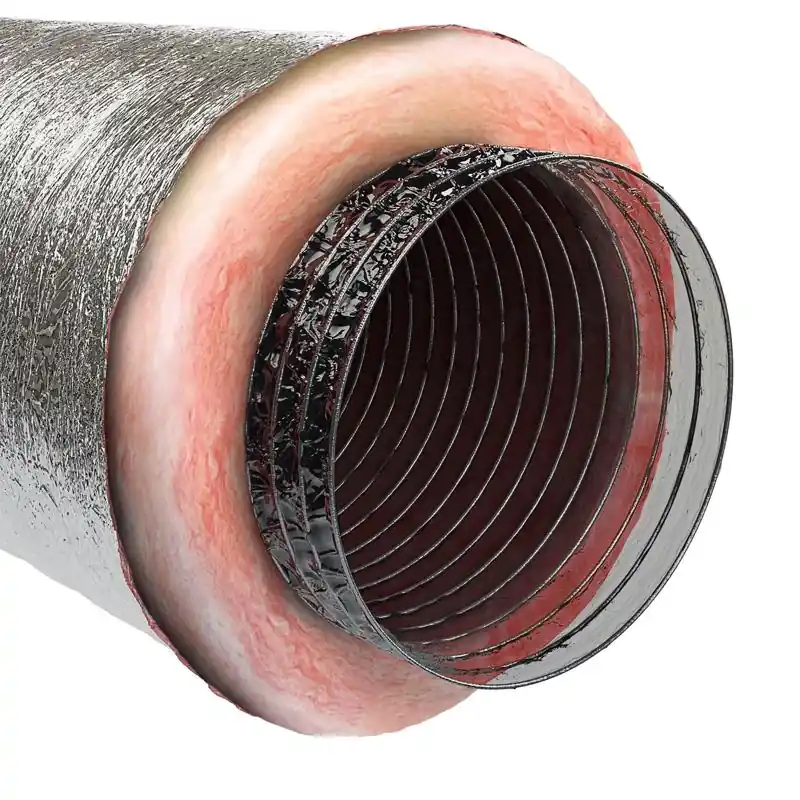 25 Ft. L X 12 In. D Insulated Polyester Flexible Duct - R-value 8
