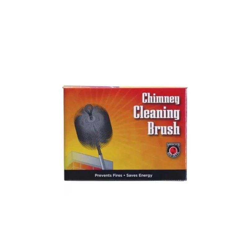 MEECO‘S Red Devil 6‑Inch Square Steel Chimney Cleaning Brush