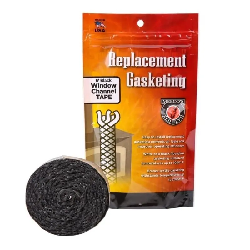 MEECO‘S RED DEVIL High‑Temp Fiberglass Stove Gasket – 3 Pack