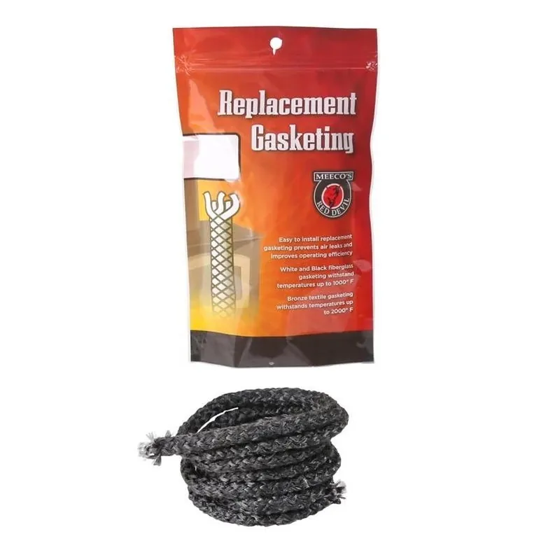 MEECO‘S RED DEVIL High‑Temp Fiberglass Rope Stove Gasket – 72‑in. Replacement Seal