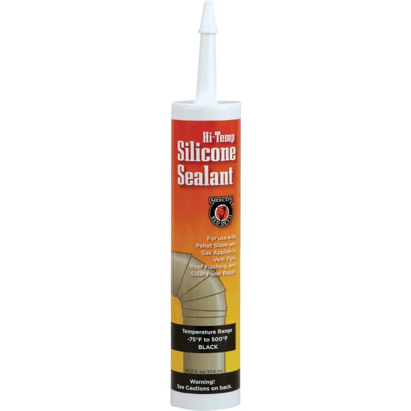 10.3 Oz. Black Silicone Hi-temp Sealant For High-temperature Applications