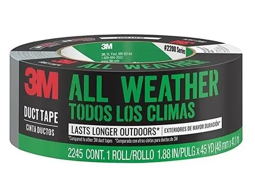 Heavy Duty All Weather Duct Tape 2245-a, 1.88 Inches X 45 Yards