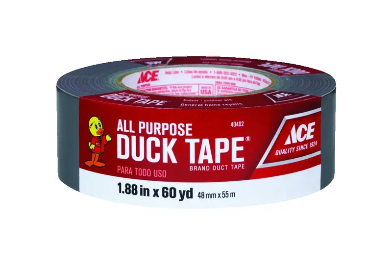 1.88 In. W X 60 Yd L Gray All Purpose Duct Tape For Repairs
