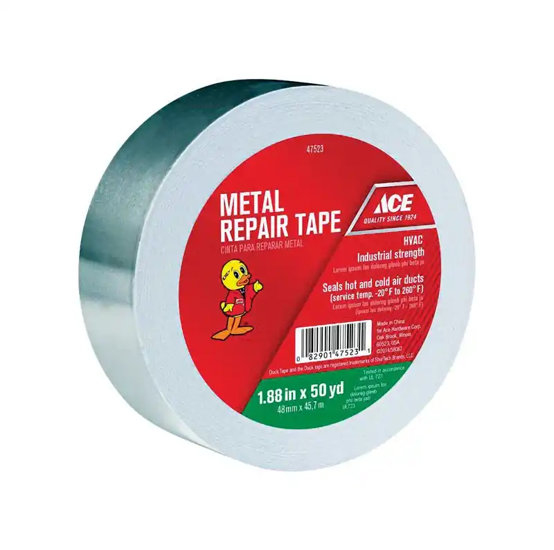 1.88 In. W X 50 Yd L Heavy-duty Silver Metal Repair Tape