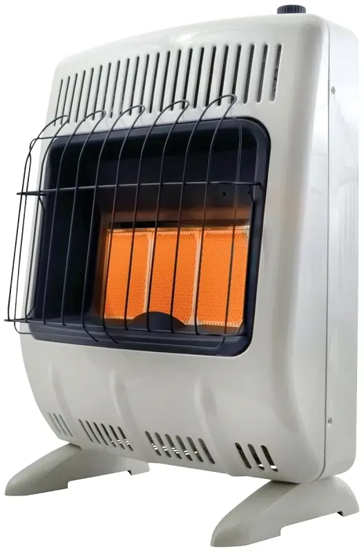 Wall Heater, Propane, Vent-Free, White, 18,000 BTU, 500 Sq. Ft.