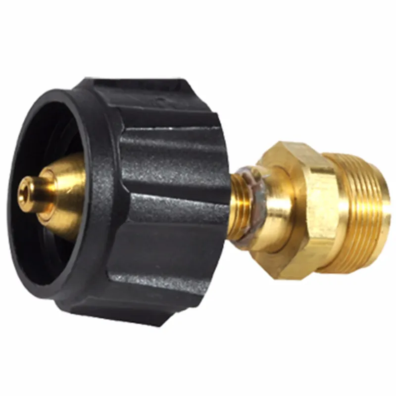 1 In. D Brass Cylinder Adapter With Acme Nut And Male Throwaway Thread