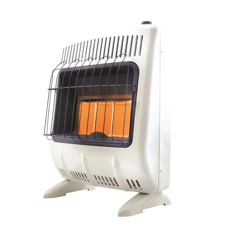20,000 BTU Indoor Radiant Heater – Natural Gas & Propane – 700 sq ft Coverage