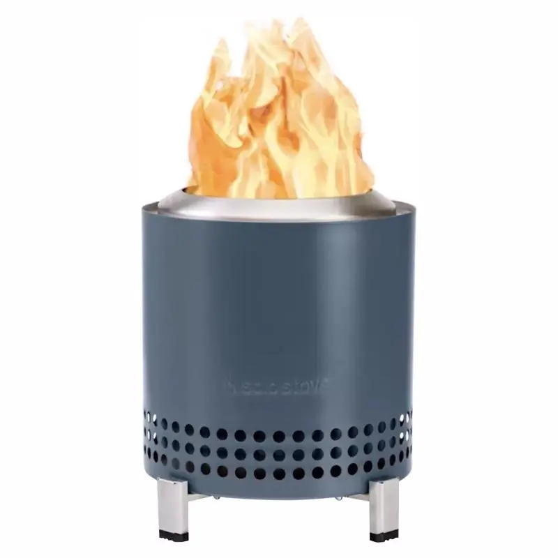 Mesa Xl 5.1 In. W Stainless Steel Round Multi-fuel Fire Pit - Smokeless Design