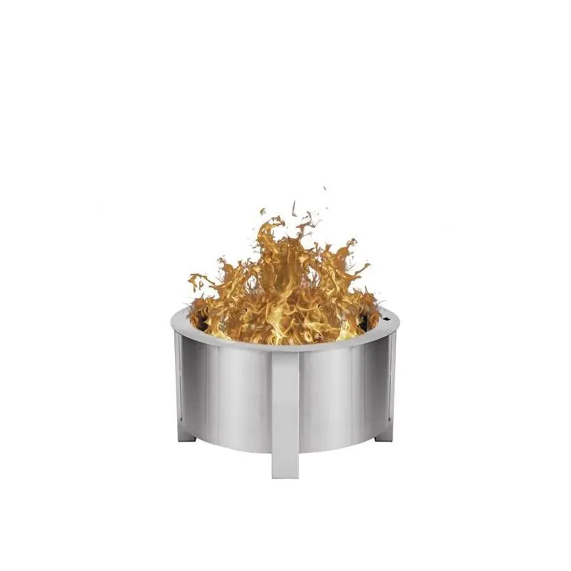 Breeo X Series 24‑in. Stainless Steel Smokeless Outdoor Fire Pit – 90,000 BTU