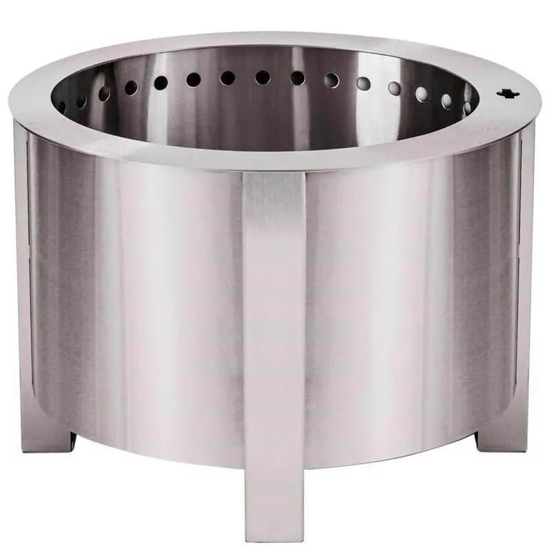 Breeo X Series 19‑inch Stainless Steel Smokeless Outdoor Fire Pit – Portable Round Design