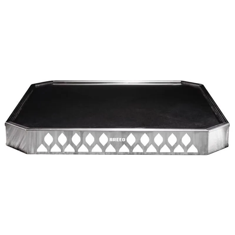 Breeo X-Series 30 Stainless Steel Fire Pit Base – Low‑Profile, 31.6" Wide X 30" Deep