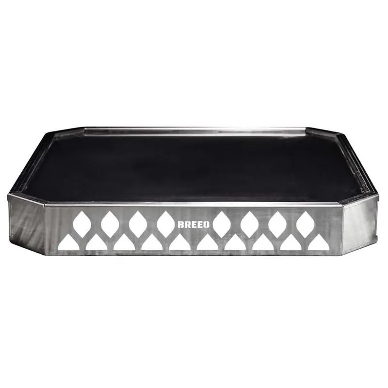 Breeo X Series 24‑in Stainless Steel Fire Pit Base – Low‑Profile, Rust‑Resistant Outdoor Foundation