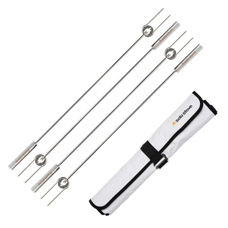 36 In. Stainless Steel Roasting Stick - 4 Piece Set