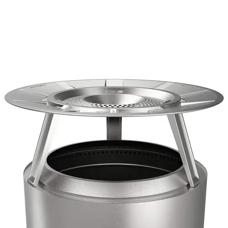 Yukon Stainless Steel Heat Deflector 7 In. H X 27 In. W X 27 In. D