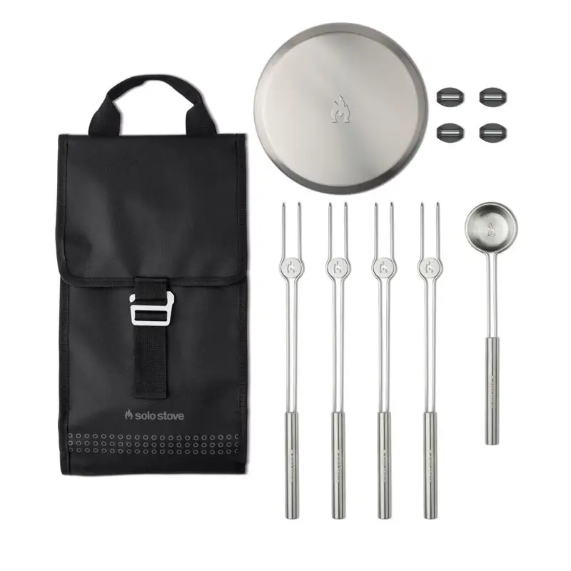 Mesa Xl Stainless Steel Fire Pit Accessory Pack - 2 In. H X 9 In. W X 16 In. D