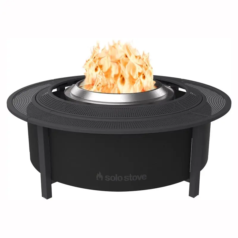 Stainless Steel Fire Pit Stand 20.5 In. H X 52.6 In. W X 52.6 In. D
